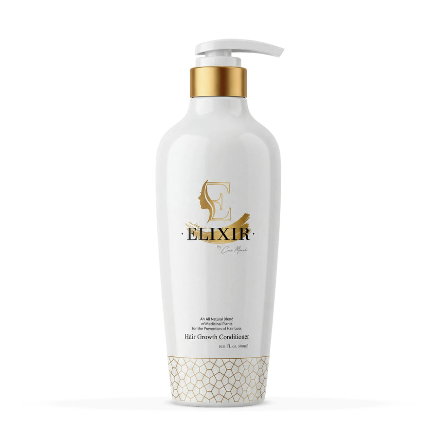 Hair Growth Plant Based Conditioner – Promotes Hair Growth, Natural Formula, No Harmful Chemicals, No Parabens for Strengthening Hair & Increasing Volume - 16.9 fl oz (500 ml) - Elixir By Cocó March.