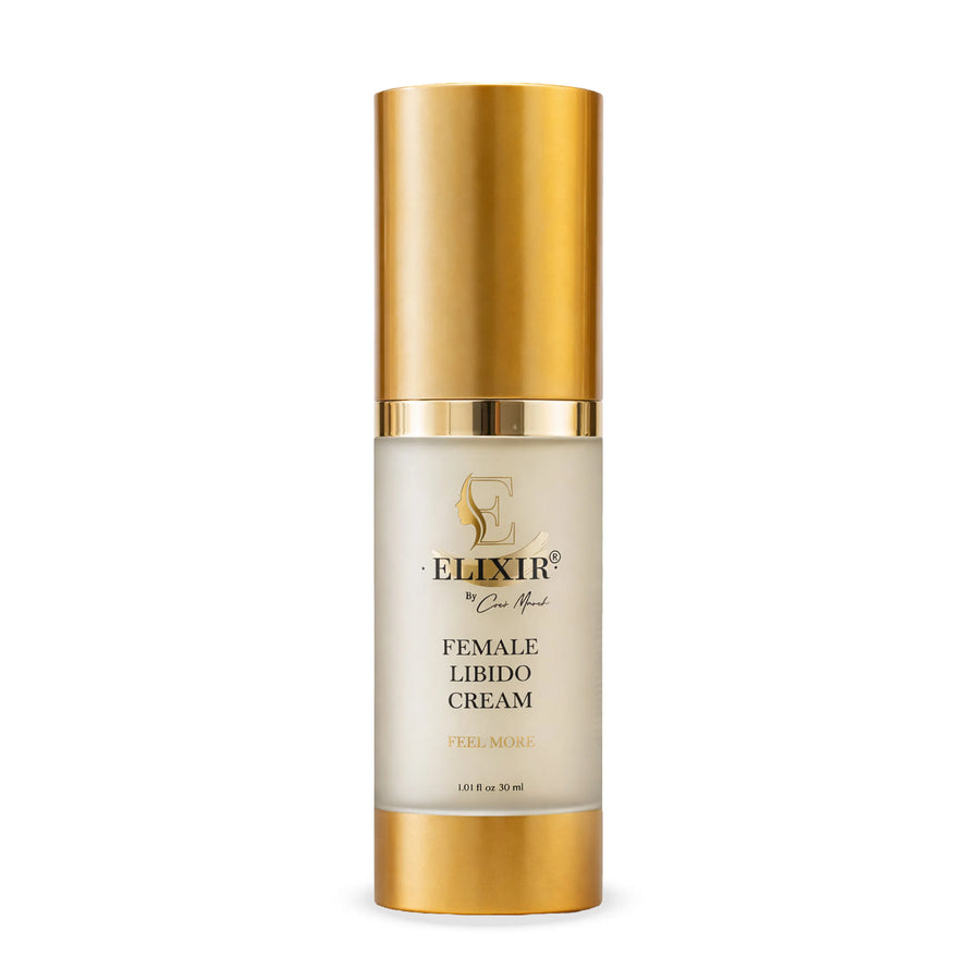 Elixir Female Libido Cream By Cocó March - Pleasure Enhancer For Men And Women - Plant Based Vaginal Cream Stimulates Libido, Increase Sensation, Hydrates Delicate Parts - 1 fl oz (30 ml).