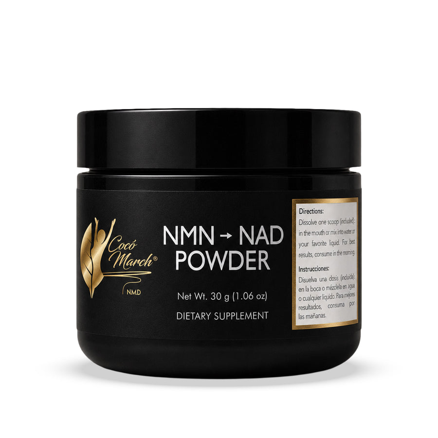 NMN → NAD POWDER by Cocó March – Front view