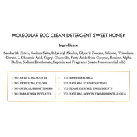 Molecular Eco Clean Laundry Detergent Sheets By Cocó March – Ultra-Concentrated, Hypoallergenic, Eco-Friendly, Plastic-Free, and Biodegradable – 60 Sheets.