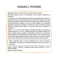 1000 mg Vitamin C Powder By Cocó March - Collagen Production; Immune Support, Includes Zinc, Bromelain, Quercetin, L-Lysine, Free From: Gluten, Dairy, Soy, GMOs, Vegan and Keto Friendly - 9.71 oz (277 g) - 100 Servings.