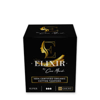 100% Organic Cotton Tampons - Hypoallergenic and Biodegradable Tube, No Harsh Chemicals, Dyes, or Perfumes, Leak Resistant, Odor Protection, Teen and Adult - 16 Count – Elixir By Cocó March.