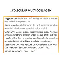 Molecular Multi-Collagen By Cocó March - Low Molecular Weight - 5 Collagen Types – Supports Joints, Skin, Nails, Hair, Gluten Free, Soy Free, Dairy Free, Keto Friendly, Paleo Friendly - 90 Capsules.