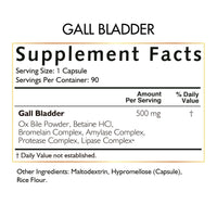 Gall Bladder Formula By Cocó March - Advanced Nutrient Optimization, Ideal After Gall Bladder Surgery - Soy Free, Dairy Free, Keto Friendly, Paleo Friendly - 90 Servings.