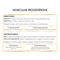 Molecular Progesterone By Cocó March - Plant Based Cream, Supports Hormone Balance, Optimal Absorption - Not Tested On Animals, Gluten Free, Vegan, GMO Free - 1.7 oz (50 ml).
