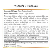 Vitamin C 1000 Mg By Cocó March - High Dose Of Essential Vitamin C, Immune Skin And Joint Support - Gluten Free, Soy Free, Dairy Free, Gmo Free, Vegan, 120 Capsules.