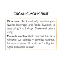 Organic Monk Fruit By Cocó March - Curb Cravings With Liquid Natural Sweetener 100 Times Sweeter Than Sugar, Zero Calories - Gluten Free, Vegan, Dairy Free, Keto Friendly, GMO Free - 2 fl oz (60 ml).