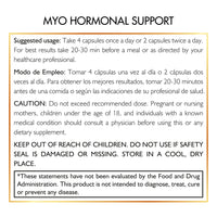 Myo Hormonal Support By Cocó March - Promotes Regular Periods, Supports Cardiovascular, Metabolism And Skin Health - Free From: Gluten, Soy, Dairy - Paleo Friendly, Vegan – 30 Servings.