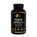 Marine Omega-3 By Cocó March - High Potency - Promotes Healthy Oxidative Stress Response, No Fishy Aftertaste, Gluten Free, Dairy Free, Paleo Friendly, Keto Friendly, GMO Free - 100 Softgels.