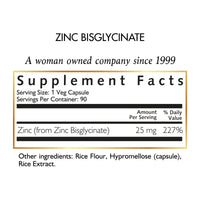 Zinc Bisglycinate By Cocó March - Immune System Aid, Skin Enhancement, Bio-Available Form For High Absorption - Gluten Free, Soy Free, Dairy Free, GMO Free, Vegan - 90 Servings.