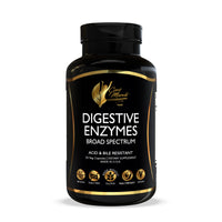 Digestive Enzymes By Cocó March - 18 Powerful Enzymes For Digestive Support For Adults &amp; Children - Acid And Bile Resistant - Dairy Free, Vegan - 600 Mg Proprietary Blend - 30 Capsules.