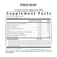 Stress Relief By Cocó March - 28 Plants & Vitamins For Mood Support, Calming Non-Sedative Formula - Soy Free, Gluten Free, Keto Friendly, Dairy Free, Paleo Friendly, Vegan - 120 Capsules.