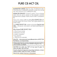 Pure C8 MCT Oil From Coconut By Cocó March — our next‑generation MCT oil made with 100% caprylic acid (C8), a fast‑absorbing medium‑chain triglyceride known to convert to ketones for clean, fast energy and to support mental focus and vitality. Free of glu