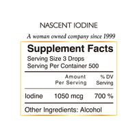 Nascent Iodine By Cocó March - Magnetized Iodine, Improved Assimilation, Supports Thyroid, Metabolism, And Energy, Gluten Free, Keto Friendly, Dairy Free, Soy Free, GMO Free - 1 fl oz (30 ml) - 500 Servings.