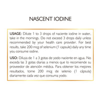 Nascent Iodine By Cocó March - Magnetized Iodine, Improved Assimilation, Supports Thyroid, Metabolism, And Energy, Gluten Free, Keto Friendly, Dairy Free, Soy Free, GMO Free - 1 fl oz (30 ml) - 500 Servings.