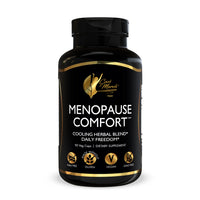 Menopause Comfort By Cocó March - Fast Hot Flash Relief, Cooling Herbal Blend - Dairy Free, Gluten Free, Vegan, GMO Free - 90 Veggie Caps.