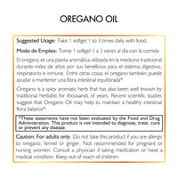 Oregano Oil By Cocó March - Broad Spectrum Health Support, 95% Greek Carvacrol - Gluten Free, Ddairy Free, GMO Free, Keto Friendly, Paleo Friendly - 120 Capsules.