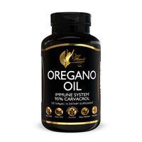 Oregano Oil By Cocó March - Broad Spectrum Health Support, 95% Greek Carvacrol - Gluten Free, Ddairy Free, GMO Free, Keto Friendly, Paleo Friendly - 120 Capsules.