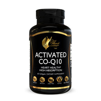 Activated Co-Q10 By Cocó March - Supports Heart Health, Increases Stamina And Energy, Cardiovascular Support - Gluten Free, Soy Free, Paleo Friendly, Keto Friendly, Dairy Free - 60 Softgels.