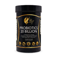 Probiotics 20 Billion By Cocó March - 9 Probiotic Strains, Acid-Resistant High Potency Formula for Adults &amp; Children, Promoting Digestive Health - Gluten Free, Dairy Free, Soy Free, Keto Friendly, Paleo Friendly - 60 Capsules.