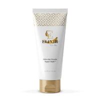 Molecular Keratin Repair Hair Mask - For Dry Damaged Hair - 21 Medicinal Plants &amp; Ceramides, Royal Jelly, Artemisia, Ginseng, Honey Suckle For Fast Repair And Revitalization - 5.2 fl oz (150 ml) - Elixir By Cocó March.