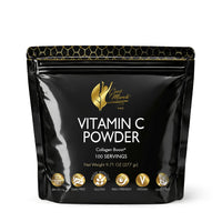 1000 mg Vitamin C Powder By Cocó March - Collagen Production; Immune Support, Includes Zinc, Bromelain, Quercetin, L-Lysine, Free From: Gluten, Dairy, Soy, GMOs, Vegan and Keto Friendly - 9.71 oz (277 g) - 100 Servings.