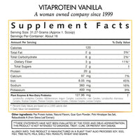 Vita Protein Vegan Plant Protein By Cocó March - 20G Protein Per Serving For Sensitive Tummies With Plant Enzymes And Probiotics - Gluten Free, Soy Free, Vegan, GMO Free, Dairy Free - 17.6 oz (500 g).