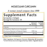 Molecular Curcumin By Cocó March - 185x Higher Absorption. Joint, Mobility, Immune and Anti-Aging Support. Gluten Free, Soy Free, Dairy Free, Keto Friendly, GMO Free - 60 Softgels.