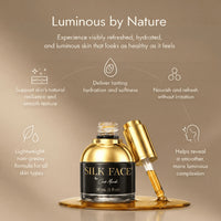 Silk Face® Serum - Pure Silk Extracts - Luxurious Illumination And Immediate Results - Quickly Reduces Fine Lines - Evens Out Skin Tone - 100% Natural And Hypoallergenic - 1 fl oz (30 ml) - Elixir By Cocó March.