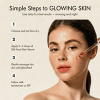 Silk Face® Serum - Pure Silk Extracts - Luxurious Illumination And Immediate Results - Quickly Reduces Fine Lines - Evens Out Skin Tone - 100% Natural And Hypoallergenic - 1 fl oz (30 ml) - Elixir By Cocó March.