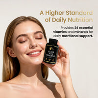 Elixir Vita Minerals – High Potency 24 Active Vitamins And Essential Chelated Minerals For Overall Health &amp; Wellness- Gluten Free, Dairy Free, Keto Friendly, Soy Free - 120 Capsules - Elixir By Cocó March.