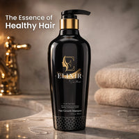 Hair Growth Shampoo - Hair-Strengthening Plant-Based - Chemical-Free Hair Thinning Shampoo For Men And Women - Natural Hair Loss Formula For Thicker Fuller Hair - 16.9 fl oz (500 ml) - Elixir By Cocó March.