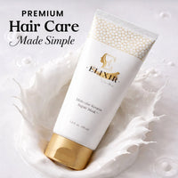 Molecular Keratin Repair Hair Mask - For Dry Damaged Hair - 21 Medicinal Plants &amp; Ceramides, Royal Jelly, Artemisia, Ginseng, Honey Suckle For Fast Repair And Revitalization - 5.2 fl oz (150 ml) - Elixir By Cocó March.