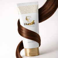 Molecular Keratin Repair Hair Mask - For Dry Damaged Hair - 21 Medicinal Plants &amp; Ceramides, Royal Jelly, Artemisia, Ginseng, Honey Suckle For Fast Repair And Revitalization - 5.2 fl oz (150 ml) - Elixir By Cocó March.