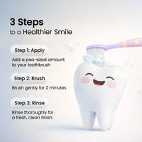 Fluoride Free Brightening Natural Toothpaste - Strawberry Kids Toothpaste – Fun Taste Kids Love, Supports Healthy Gums Naturally- 5.3 oz (100g) - Elixir By Cocó March.