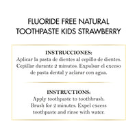 Fluoride Free Brightening Natural Toothpaste - Strawberry Kids Toothpaste – Fun Taste Kids Love, Supports Healthy Gums Naturally- 5.3 oz (100g) - Elixir By Cocó March.