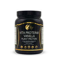 Vita Protein Vegan Plant Protein By Cocó March - 20G Protein Per Serving For Sensitive Tummies With Plant Enzymes And Probiotics - Gluten Free, Soy Free, Vegan, GMO Free, Dairy Free - 17.6 oz (500 g).