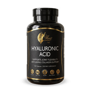 Hyaluronic Acid By Cocó March - Low Molecular Weight For Collagen Production, Optimizes Moisture Retention, Promotes Joint, Skin And Cell Health - Free From: Gluten, Soy, Dairy - Keto Friendly, Vegan - 180 Servings.