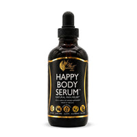 Happy Body Serum By Cocó March - Natural Soothing Serum For Muscle &amp; Joint Discomfort, Suitable For All Ages And Pets - Gluten Free, Keto Friendly, Dairy Free, GMO Free - 4.05 fl oz (120 ml).