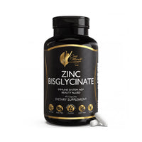 Zinc Bisglycinate By Cocó March - Immune System Aid, Skin Enhancement, Bio-Available Form For High Absorption - Gluten Free, Soy Free, Dairy Free, GMO Free, Vegan - 90 Servings.