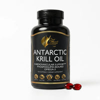 Antarctic Krill Oil By Cocó March - 1000 mg Phospholipid Bound Marine Omega-3 Epa, Powerful Antioxidants, Dha, Choline And Astaxanthin - Fast Absorption - Cardiovascular And Joint Support - 100 Softgels.