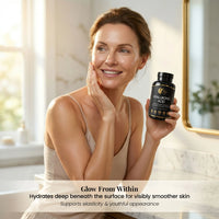 Hyaluronic Acid By Cocó March - Low Molecular Weight For Collagen Production, Optimizes Moisture Retention, Promotes Joint, Skin And Cell Health - Free From: Gluten, Soy, Dairy - Keto Friendly, Vegan - 180 Servings.