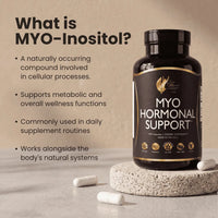 Myo Hormonal Support By Cocó March - Promotes Regular Periods, Supports Cardiovascular, Metabolism And Skin Health - Free From: Gluten, Soy, Dairy - Paleo Friendly, Vegan – 30 Servings.