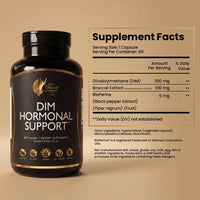 Dim Hormonal Support By Cocó March - Aids Hormonal Balance, Promotes Healthy Skin, Supports Cell And Tissue Health - Free From: Soy, Gluten, Dairy, Keto And Vegan Friendly - 60 Servings.