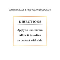 BLUE SAGE & PINE VEGAN DEODORANT