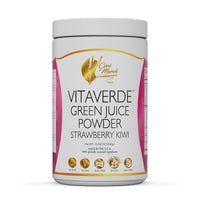 Vitaverde Green Juice Powder By Cocó March - 50 Superfoods, Enzymes &amp; Probiotics, Convenient Nutrition. Organic Plants - Vegan, Paleo Friendly, Dairy Free, Keto Friendly, GMO Free - 10.58 oz (300 g).
