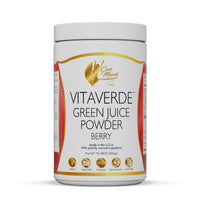 Vitaverde Green Juice Powder By Cocó March - 50 Superfoods, Enzymes &amp; Probiotics, Convenient Nutrition. Organic Plants - Vegan, Paleo Friendly, Dairy Free, Keto Friendly, GMO Free - 10.58 oz (300 g).