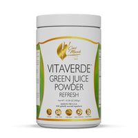 Vitaverde Green Juice Powder By Cocó March - 50 Superfoods, Enzymes &amp; Probiotics, Convenient Nutrition. Organic Plants - Vegan, Paleo Friendly, Dairy Free, Keto Friendly, GMO Free - 10.58 oz (300 g).
