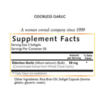 Odorless Garlic Oil By Cocó March – From Whole Cloves, Immune &amp; Cardiovascular Support, Aids Microbiome Health. Gluten Free, Dairy Free, Paleo And Keto-Friendly - 100 Softgels - 50 Servings.