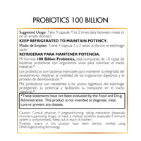 Probiotic 100 Billion By Cocó March - 10 Probiotic Strains, Acid-Resistant High Potency Formula For Adults &amp; Children, Promoting Digestive Health - Gluten Free, Dairy Free, Soy Free, Keto Friendly, Paleo Friendly - 30 Capsules.